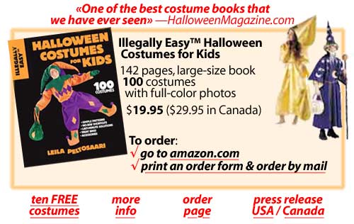 Illegally Easy™ Halloween Costumes for Kids, order, free costumes, press release...